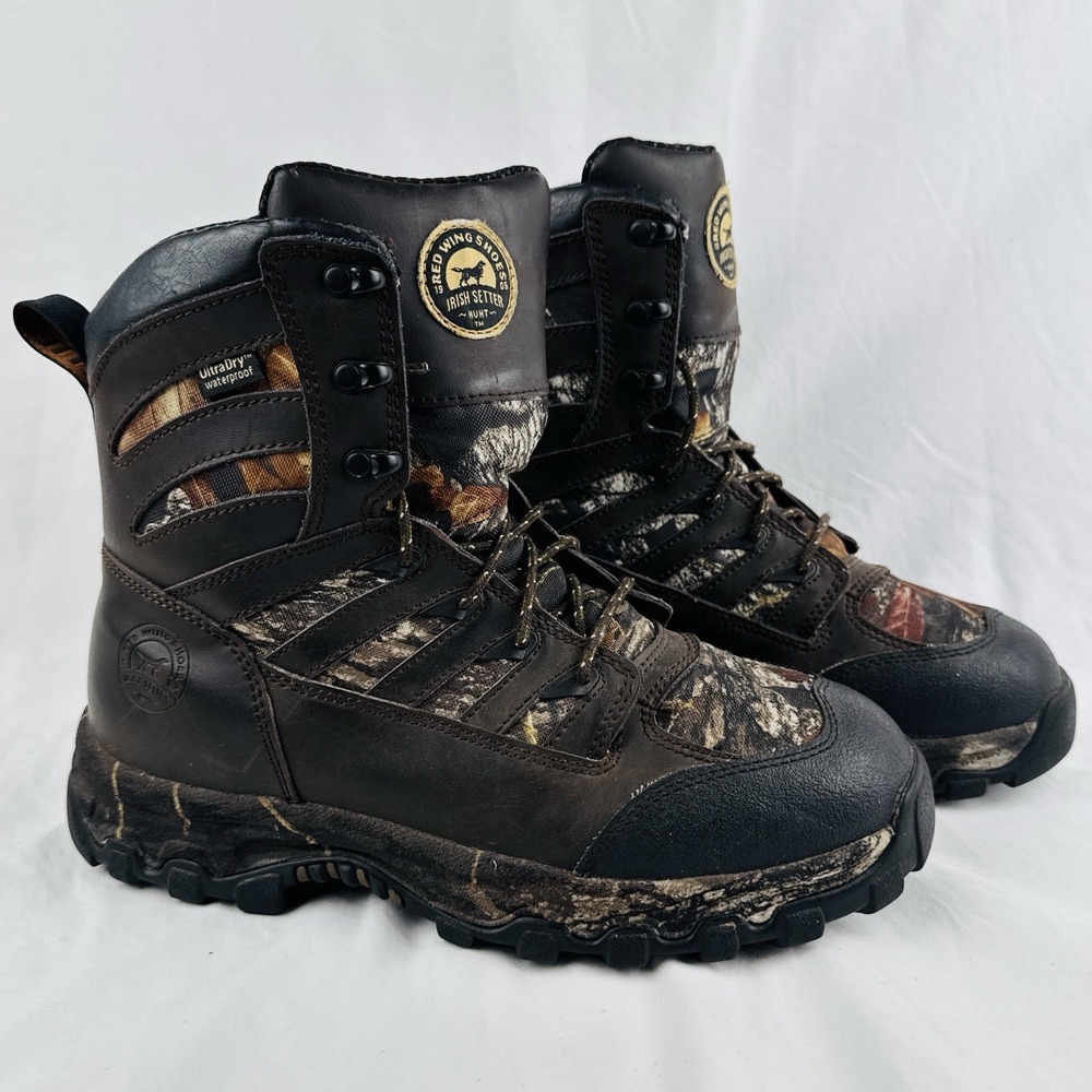 Irish Setter Hunt 1000 Gram UltraDry Waterproof Camo Hunting Boots Women's 9.5